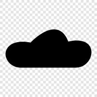 Cloud storage, Cloud computing, Cloud services, Cloud infrastructure icon svg