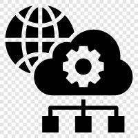 Cloud Storage, Cloud Services, Cloud Computing Services, Cloud Computing Platforms icon svg