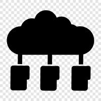 Cloud Storage, Cloud Services, Cloud Infrastructure, Cloud Computing Platforms icon svg