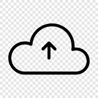 cloud storage, file sharing, online file storage, online backup icon svg