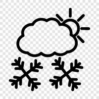 Cloud Sun, Sun Snow, Snow Cloud, Cloud Sun Snow icon svg