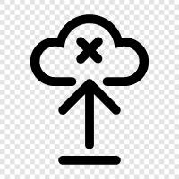 cloud upload error, cloud upload failed icon svg