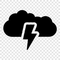 Cloud, Storm, Cloud Computing, Datenspeicherung symbol