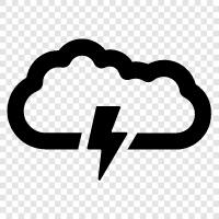 Cloud, Storm, Cloud Computing, Infrastruktur symbol