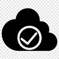 Cloud, Complete, Cloud Storage, Cloud Backup symbol