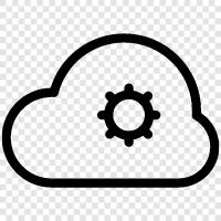 Cloud, Einstellungen, Cloud Storage, Cloud Backup symbol