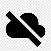 Cloud, unavailable, internet, connection icon svg