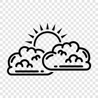 cloud, sun, sky, day icon svg