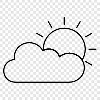 cloud, sun, solar, energy icon svg