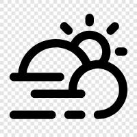 cloud, noon, sky, sun icon svg