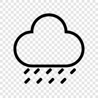 clouds, rain, thunder, lightning icon svg