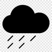 clouds, thunder, rainfall, storm icon svg