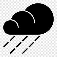 clouds, thunderstorms, rainfall, oceans icon svg