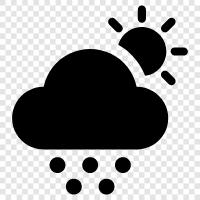 clouds snowy, snowy clouds, snowy sky, winter icon svg