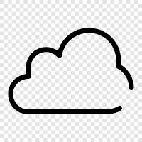 Clouds, The Cloud, Cloud Storage, Cloud Computing icon svg