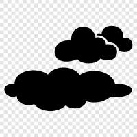 Clouds, Cloud Computing, Cloud Services, Cloud Storage symbol