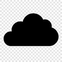 Clouds, iCloud, Dropbox, Google Drive icon svg