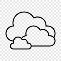 clouds, rain, weather, overcast icon svg