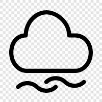 clouds, gray, overcast, rain icon svg