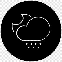 clouds, precipitation, thunderstorms, heavy rainfall icon svg