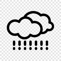 Clouds, Thunder, Weather, Environment icon svg