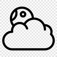 clouds, AWS, Azure, Google icon svg