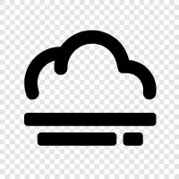 clouds, mist, foggy, cold icon svg