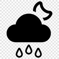 clouds, rain, rainbows, storms icon svg