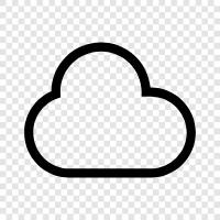 clouds, data, storage, online icon svg