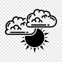 clouds, forecast, rain, snow icon svg