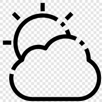 clouds, weather, forecast, rainfall icon svg