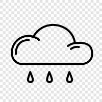 clouds, weather, rain, thunder icon svg