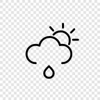 cloudy, weather, thunder, lightning icon svg