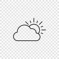 Cloudy, Clouds, Rain, Weather icon svg