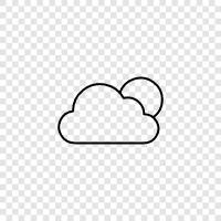 Cloudy, Rain, Weather, Fog icon svg