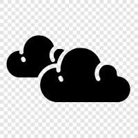 cloudy, overcast, rain, storm icon svg