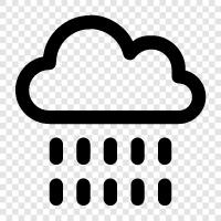 cloudy day, stormy day, heavy rain, thunderstorm icon svg