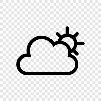 cloudy, rain, weather, forecast icon svg