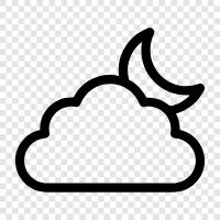 Cloudy, Dark, Forecast, Clouds icon svg