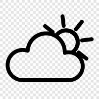 Cloudy, Sky, Clear, Sunny icon svg