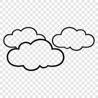 cloudy skies, overcast, overcast days, weather icon svg