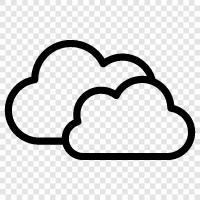 cloudy sky, overcast, dull, gray icon svg