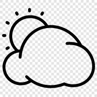 cloudy sunny, sunny and cloudy, overcast, overcast and sunny icon svg