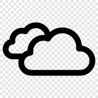 cloudy, rain, weather, forecast icon svg