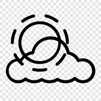 Cloudy, Clouds, Sunny, Day icon svg