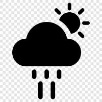 cloudy, rain, weather, forecast icon svg