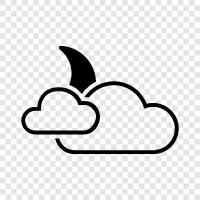 cloudy, overcast, rainy, stormy icon svg