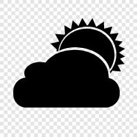 Cloudy, weather, forecast, weather report icon svg