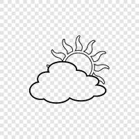 cloudy, rain, forecast, weather icon