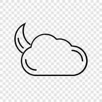 cloudy, dreary, dismal, somber icon svg